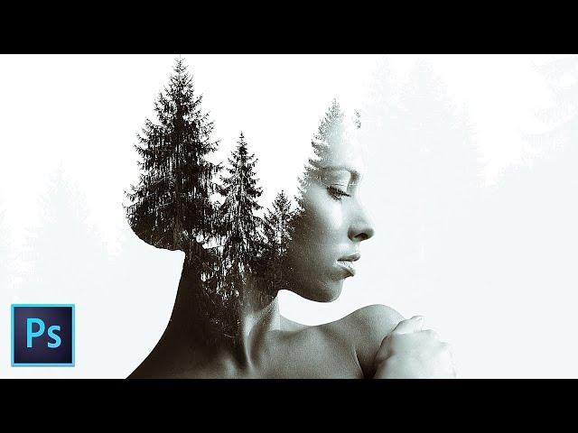 EASY Double Exposure - Photoshop Tutorial