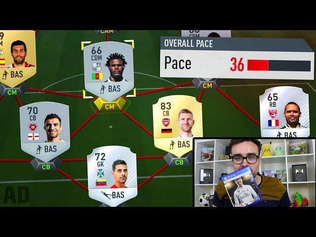 THE SLOWEST TEAM ON FIFA!!! Fifa 18 Challenge