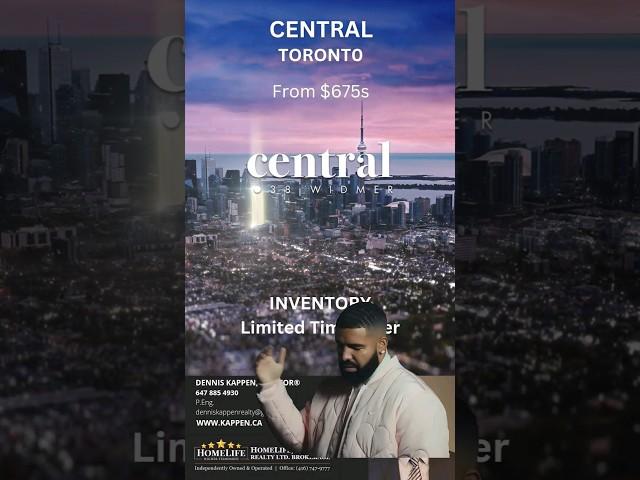 Experience New Age living in CENTRAL Condos, Downtown Toronto #gtarealestate