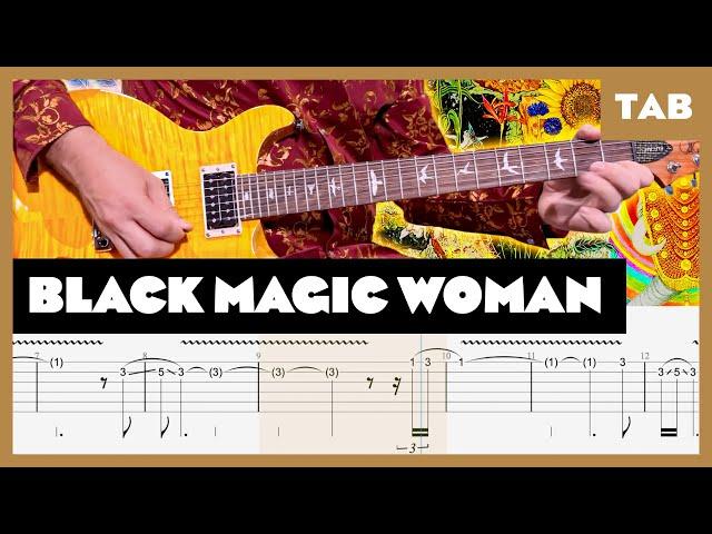 Black Magic Woman Santana - Guitar Tab | Lesson | Cover | Tutorial