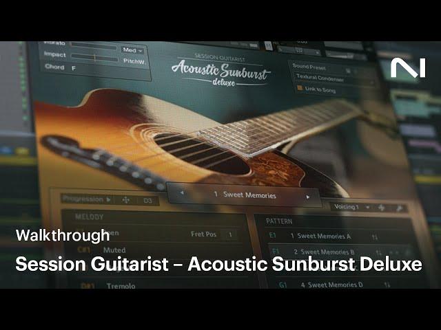 Session Guitarist – Acoustic Sunburst Deluxe walkthrough | Native Instruments