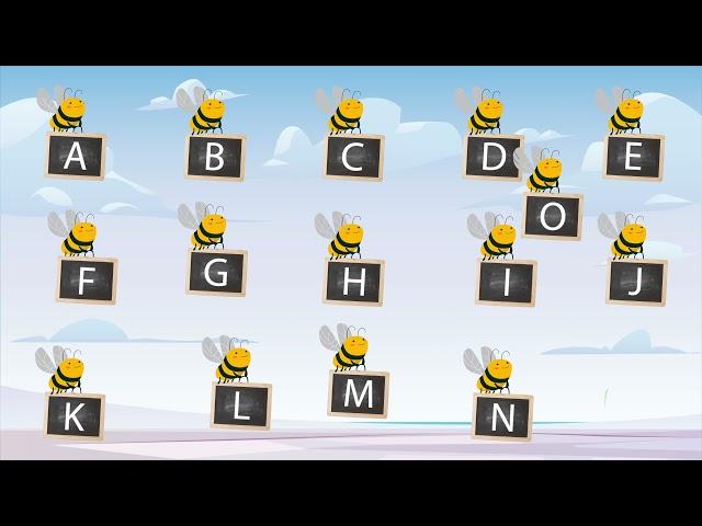 ENGLISH ALPHABET BEE | LEARN ENGLISH ALPHABETS