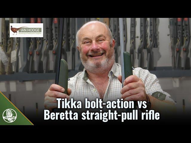 Tikka bolt-action vs Beretta BRX1 straight-pull rifle, with Ian Hodge