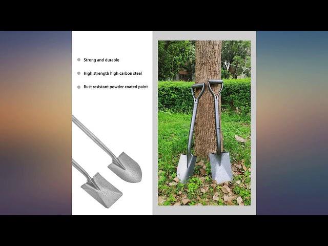 D Handle Shovels for Digging Spade Shovel - Mini Spade Shovel with Short Handle - review