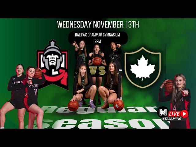 Halifax Grammar School vs Halifax West High School Regular Season November 13th