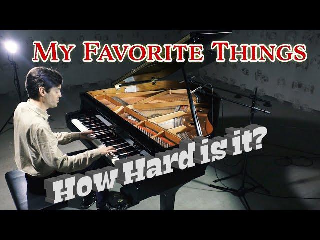 My Favorite Things - Insanely Difficult or not? Jazz Piano Cover with Sheet Music by Jacob Koller