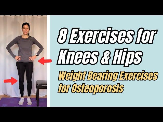 8 Exercises for Knees & Hips | Safe for Osteoporosis and Seniors