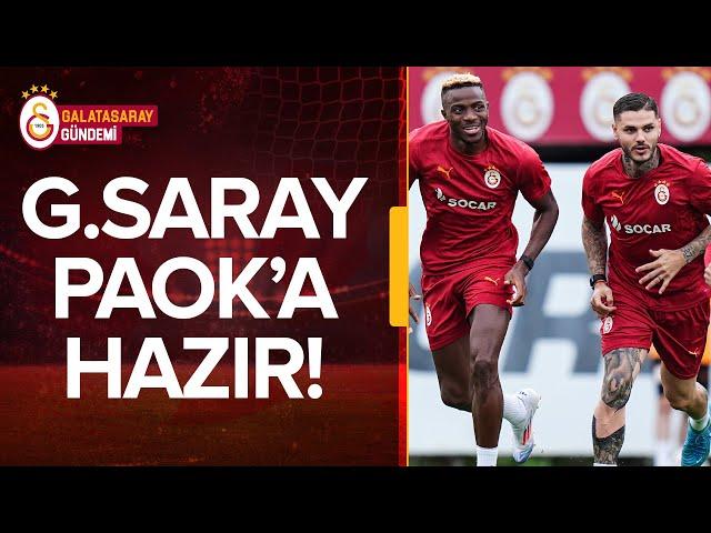 Galatasaray - PAOK Maçı Öncesi Hazırlıklarını Tamamladı @gsgundemi