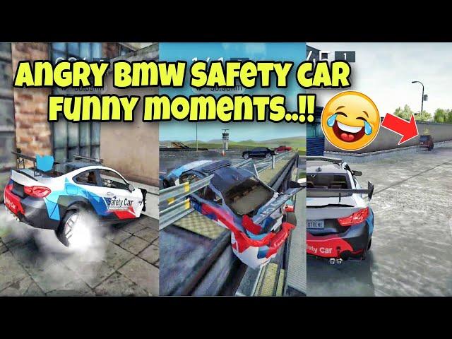 Angry bmw safety carFunny moments Extreme car driving simulator 