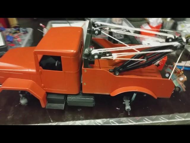 hc4 Cross Rc tow truck project 1/10 eme  ( rc scales )