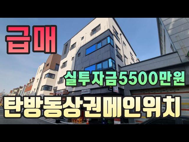 급매 대전 둔산신도시 상권 메인통에 위치한 상가주택