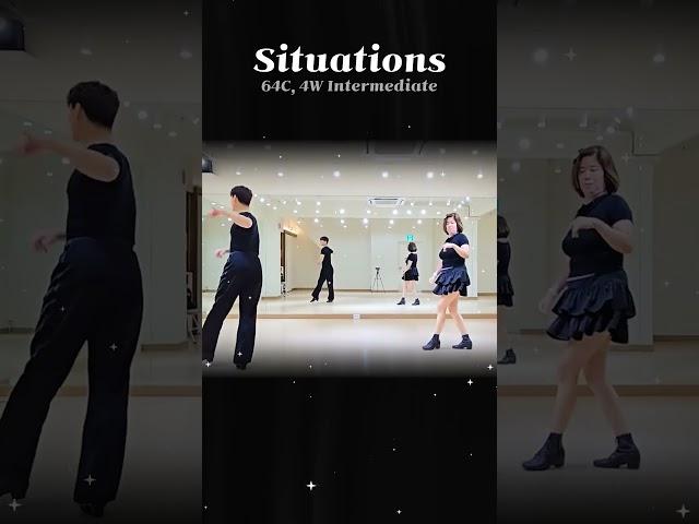 Situations Line Dance (중급) #로미라인댄스  #대한라인댄스협회