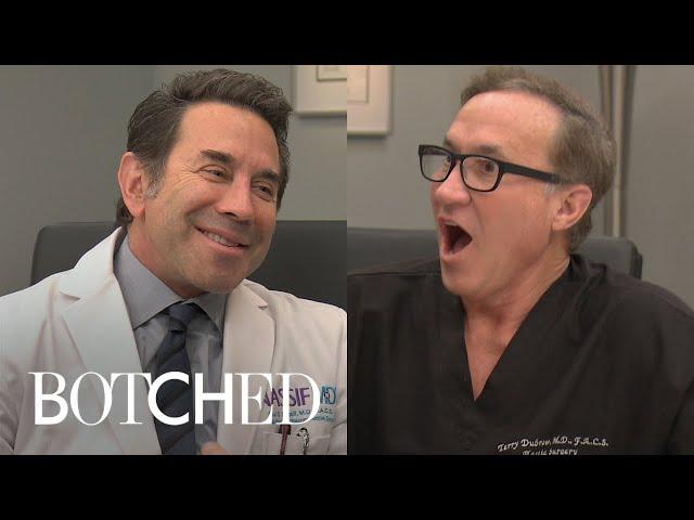 Dr. Nassif Blames Dr. Dubrow for "Flying Squirrel" Face Lift | Botched | E!