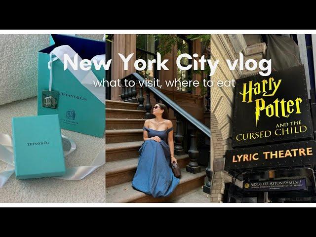 NYC vlogCarry Bradshaw’s apartment, Harry Potter on Broadway, Tiffany&co shopping and more 3/3part