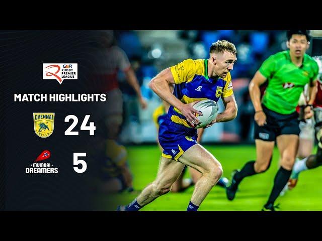Match 2 Highlights | Chennai Bulls vs Mumbai Dreamers | GMR Rugby Premier League