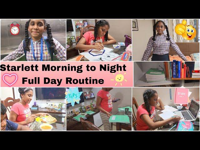 STARLETT Full Day Routine 2023Morning To NightNew SCHOOL/After Class/Tutions /Home Work/Activity