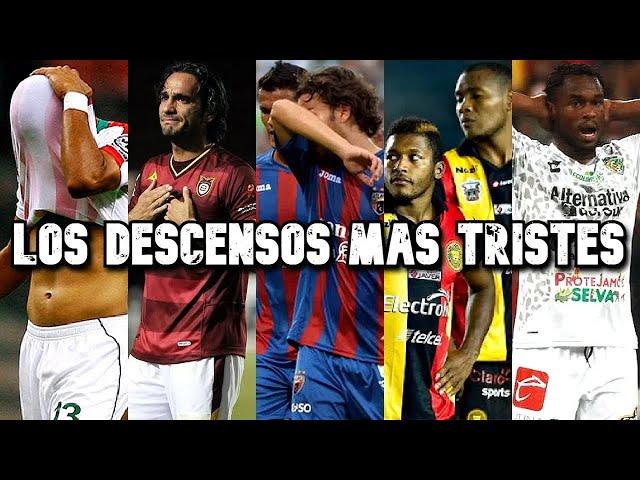 Los 5 Descensos más DOLOROSOS en Liga MX