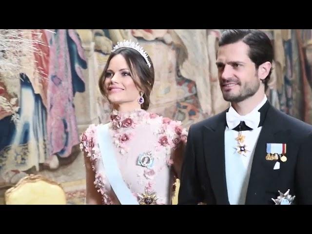 Party, gala dresses and glamor with the Swedish royal family