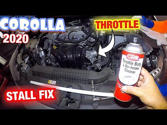 Toyota Corolla 2020 Throttle body cleaning, stall fix, car stall fix