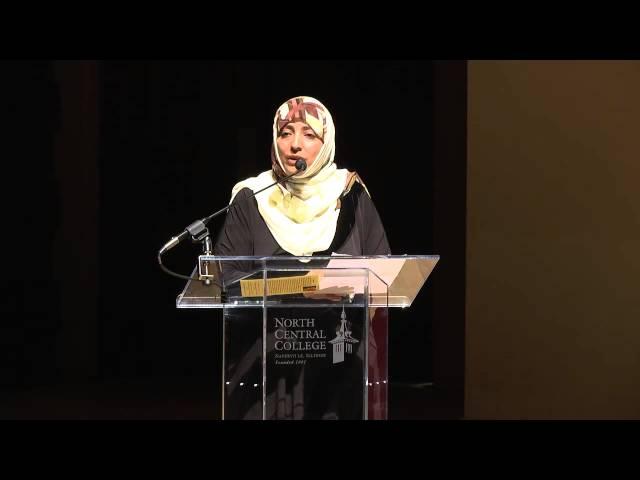 Tawakkol Karman speaks at North Central College