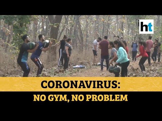 Coronavirus: With gyms closed, fitness enthusiasts train in open areas in small groups