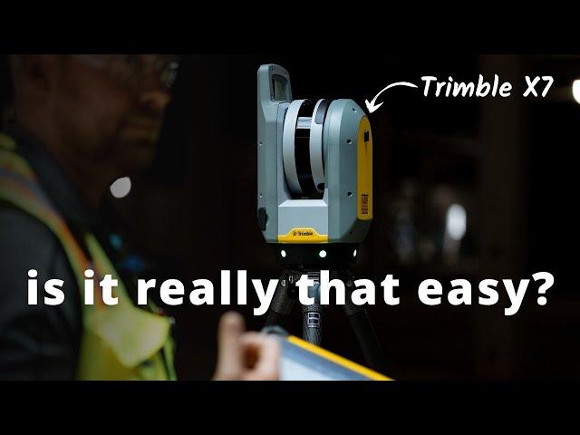 IS THIS THE BEST 3D LASER SCANNER? | TRIMBLE X7 TRAINING & FIRST IMPRESSIONS