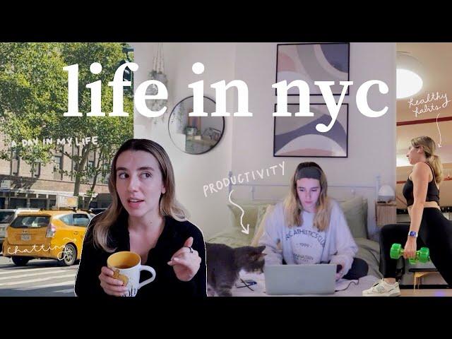 a productive day in my life in new york city (a typical monday in my 20s)