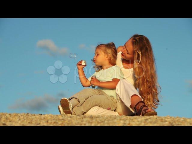 Making Bubbles. Stock Footage