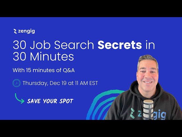 30 Job Search Secrets in 30 Minutes