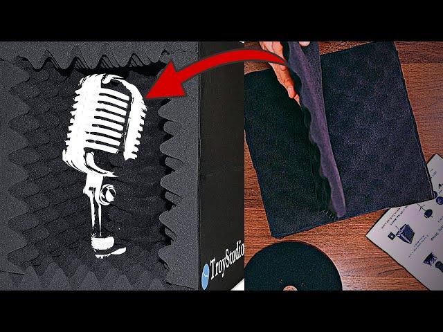 Acoustic Booth for Voice Over. Troy Studio Sound Box // UNBOXING & REVIEW