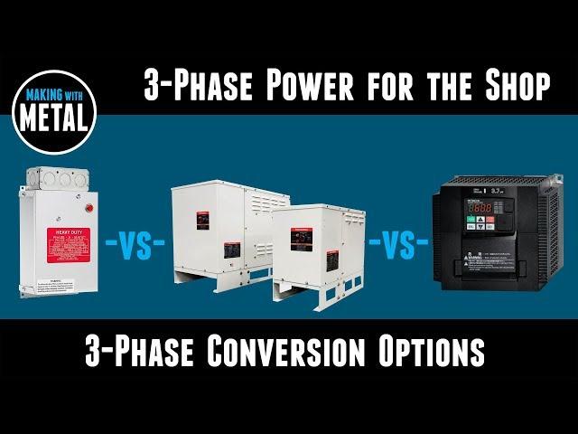 Static Phase Converters -vs- Rotary Phase Converters -vs- Variable Frequency Drives