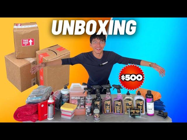 Unboxing $500 Worth of Detailing Products! - Detailing Beyond Limits