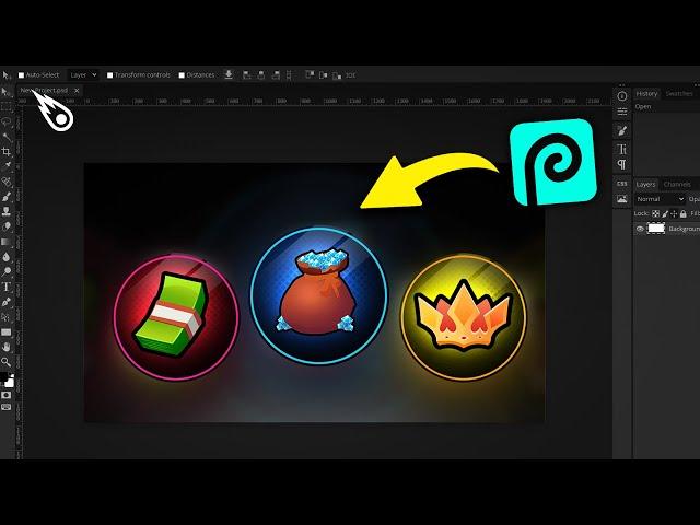 How To Make Roblox Gamepass Icons In Photopea!