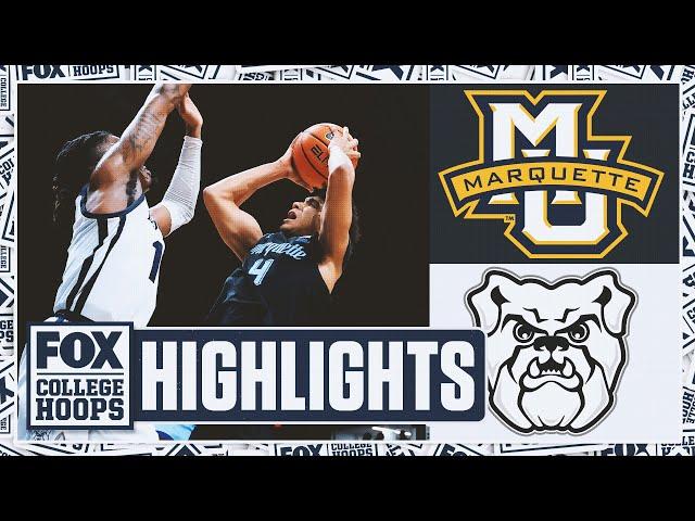 No. 9 Marquette Golden Eagles vs. Butler Bulldogs Highlights | FOX College Hoops