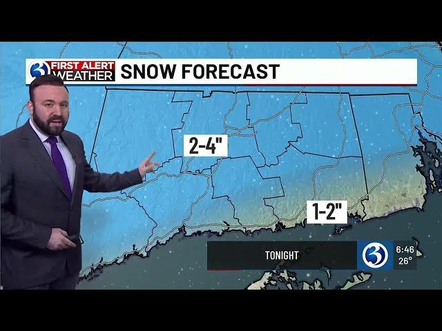 FORECAST: A First Alert Weather Day for snow tonight