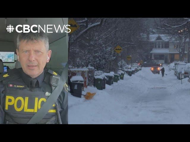 OPP officer warns of rough road conditions after wintry blast