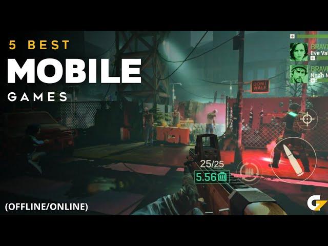 Top 5 Best games for android | (OFFLINE/ONLINE)