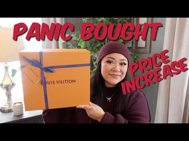 LOUIS VUITTON UNBOXING | PANIC BUYING SCARED OF PRICE INCREASE