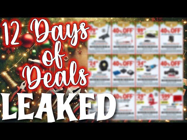 LEAKED! Harbor Freight 12 Days of Deals 2024