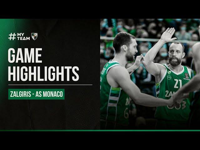 Zalgiris - AS Monaco | Game Highlights | 2021.12.15