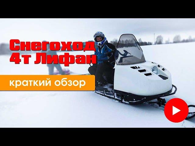 Краткий обзор Снегоход 4ТД lifan 29 л.с.