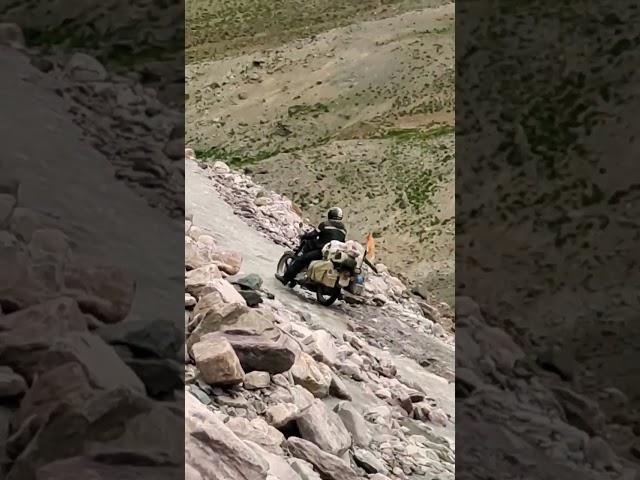 Leh️ Manali ️highway full water crossing of road ️Bike ride