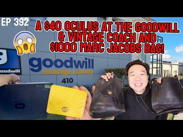 Thrifting A $40 Oculus at the Goodwill & Vintage Coach & $1000 Marc Jacobs Bag Ep 392