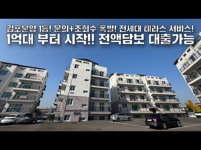 1억대부터 분양가능한 전세대 테라스 대단지빌라! (no.52150)전액대출(무입)가능한 김포신축빌라[1억대빌라][2억대빌라][무입주빌라]