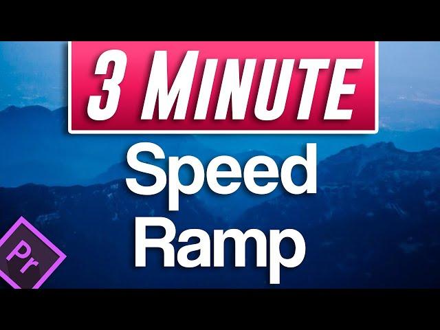 Smooth Speed Ramp in Premiere Pro!