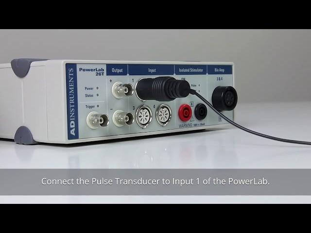 PowerLab Finger Pulse Transducer