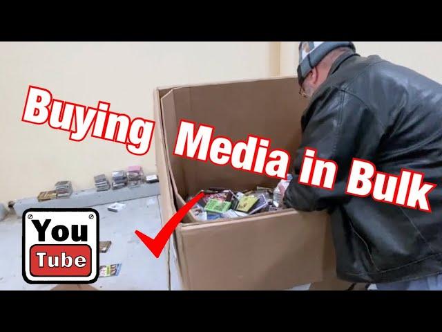 How to Buy Media  in Bulk from Goodwill Outlet to Resell