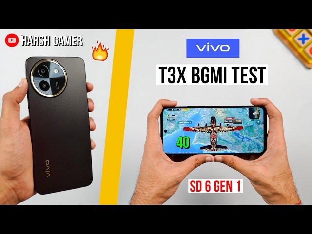 vivo T3X 5G Bgmi Test with FPS Meter, Heating & Battery Test | Best Phone Under ₹15,000? 