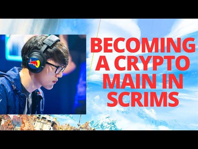 BECOMING A CRYPTO MAIN | iiTzTimmy NEW SEASON 22 ALGS SCRIMS FT GILD AND WALTZY