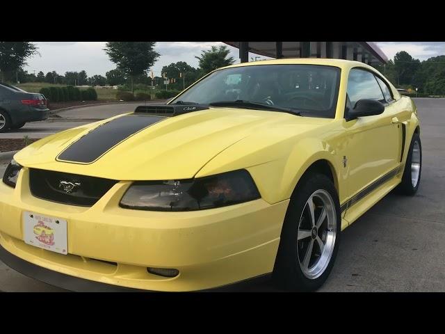 Mustang Mach 1 2003 pics and video zinc yellow 5 speed